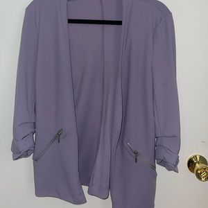 Maurices ever go blazer in light purple